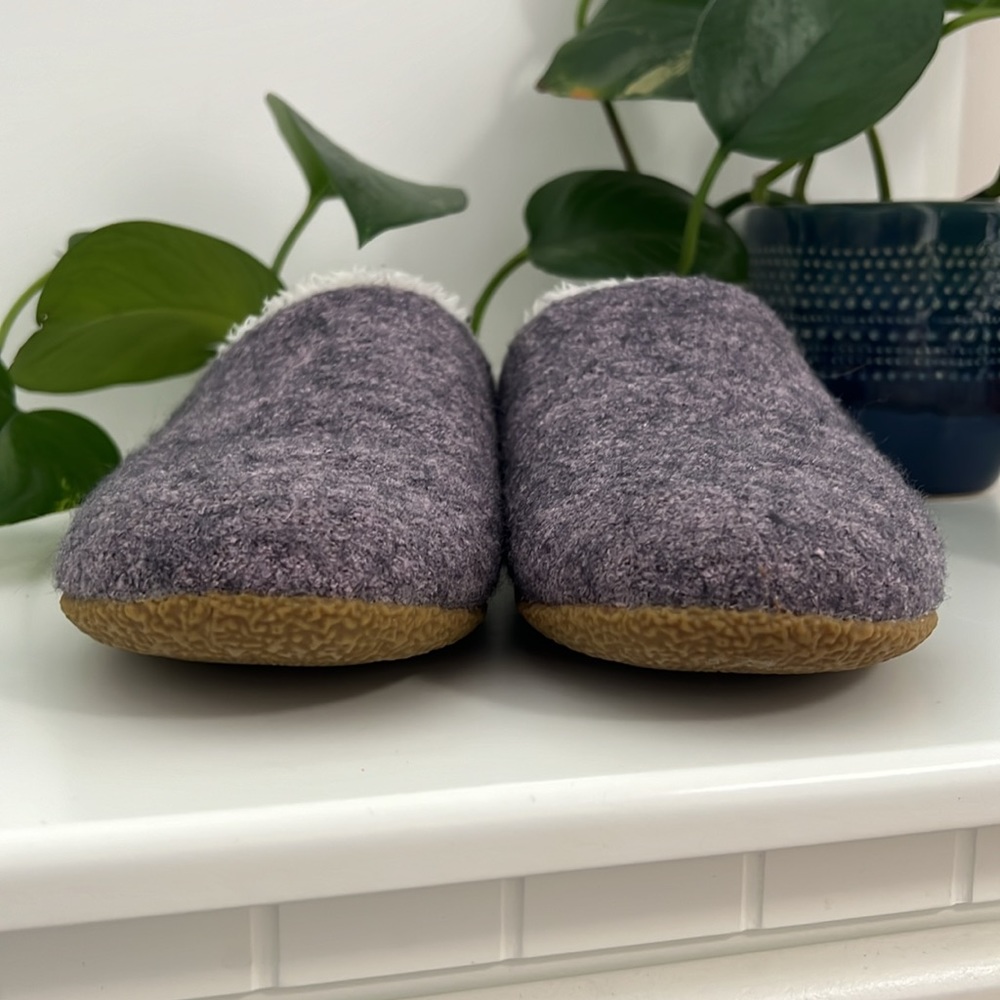 Softmoc Saturn 3 Purple Wool Slippers - Picture 8 of 12